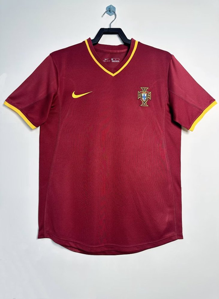 2000 season Portugal home retro Fan version