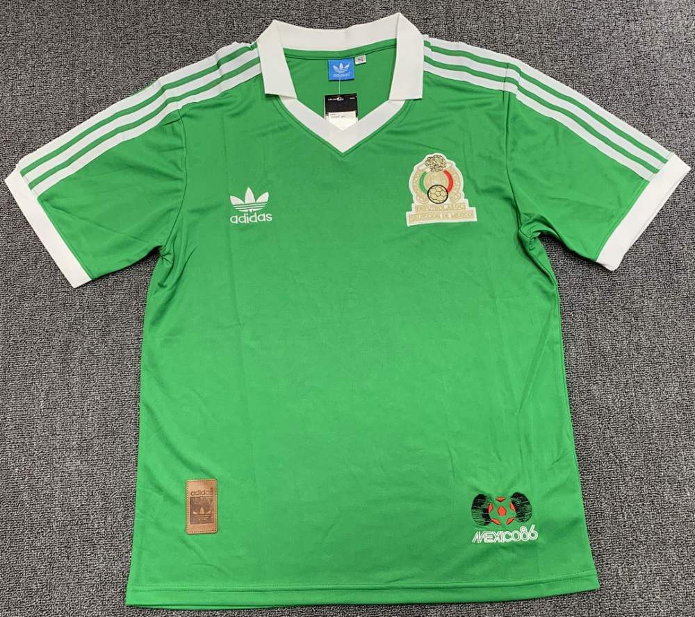 1986 season Mexico home retro Fan version