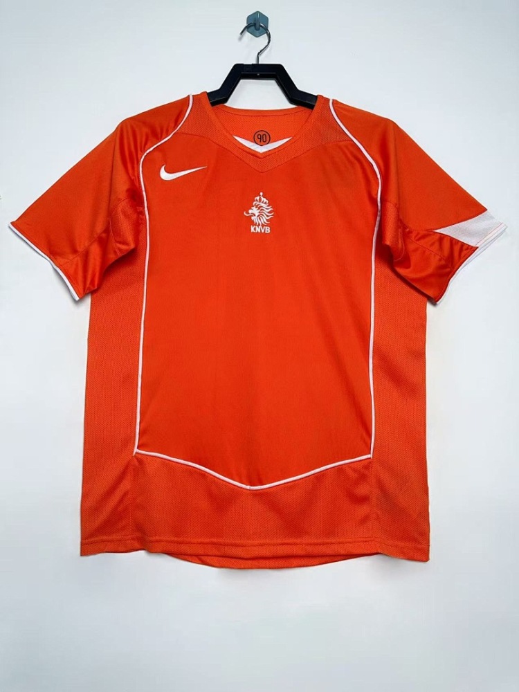 2004 season Netherlands home retro Fan version
