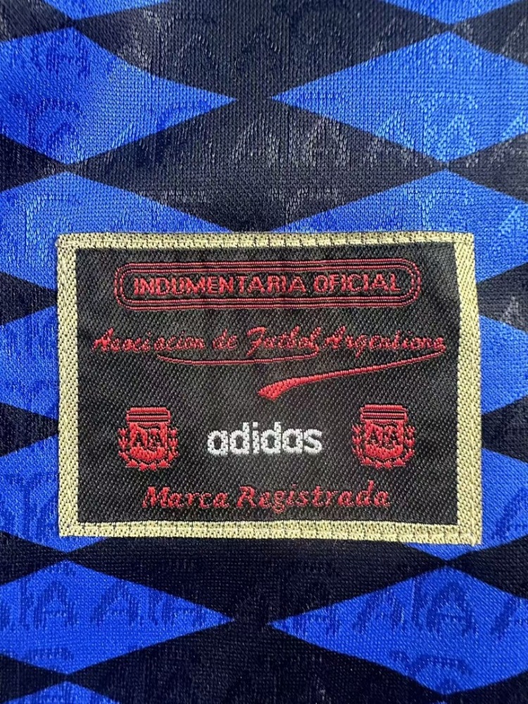 1994 season Argentina away Long sleeved retro Fan version