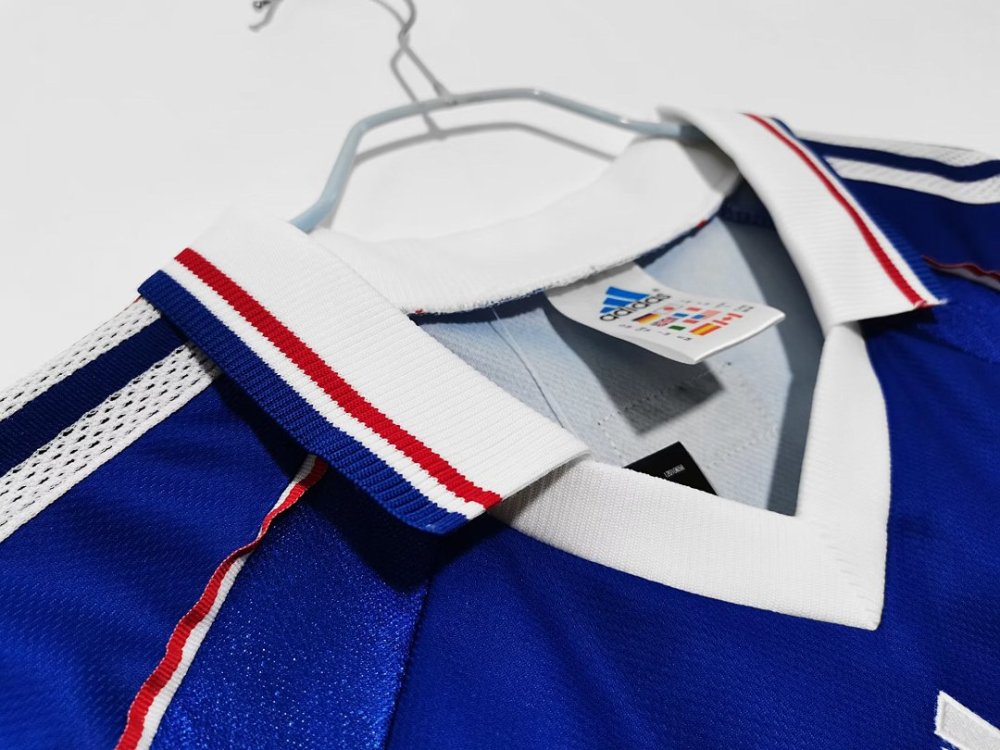 1998 season France home Long sleeved retro Fan version