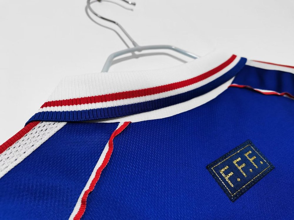 1998 season France home Long sleeved retro Fan version