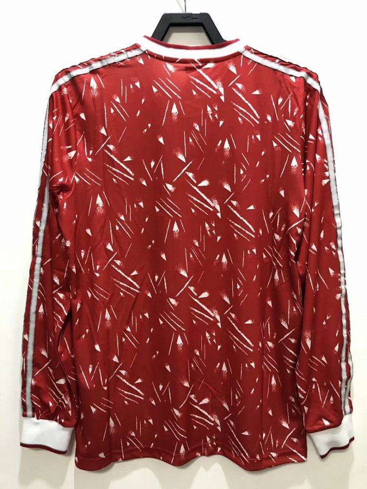 1989/91 season  Liverpool home Long sleeved retro Fan version