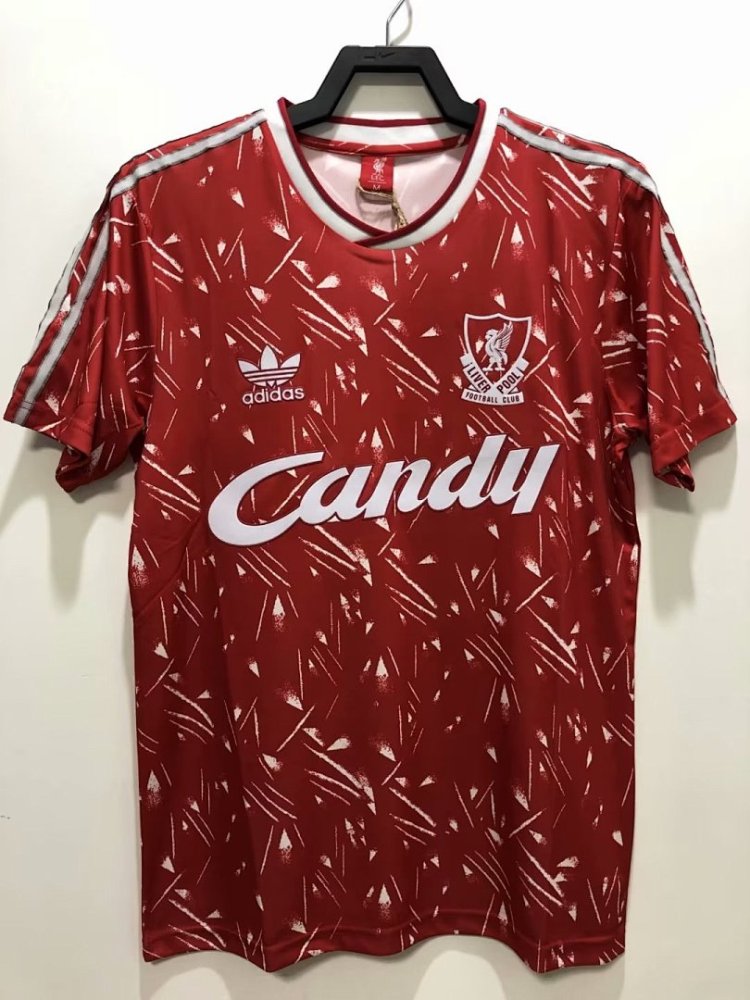 89/91 season Liverpool home Retro