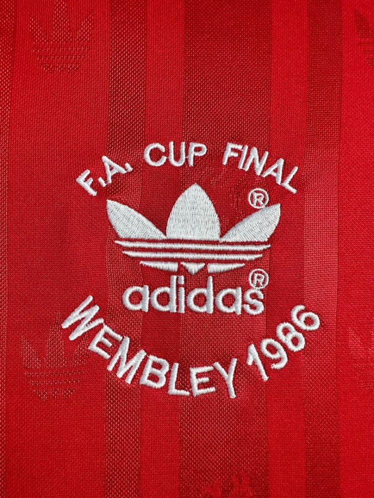 86/87 season Liverpool home Retro