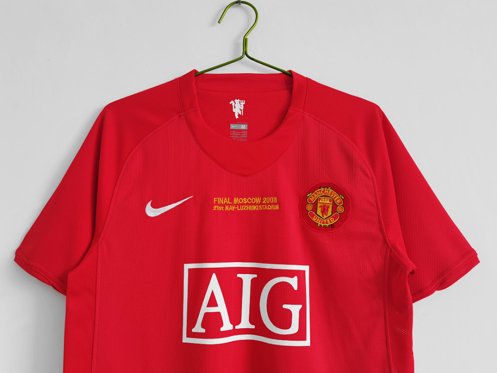 2007/08 season Manchester United home Champions League Retro