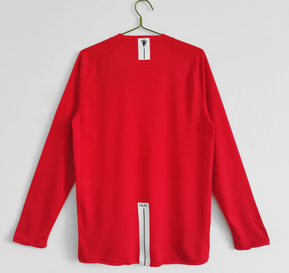 2007/08 season  Manchester United home Long sleeved retro Fan version