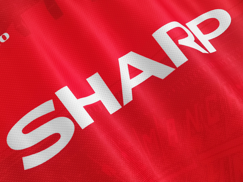 1994/96 season  Manchester United home Long sleeved retro Fan version