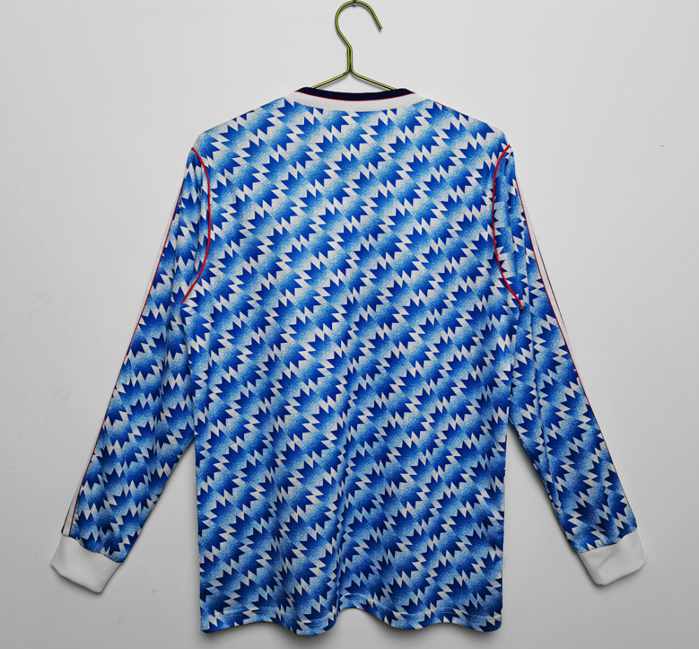 1990/92 season  Manchester United away Long sleeved retro Fan version