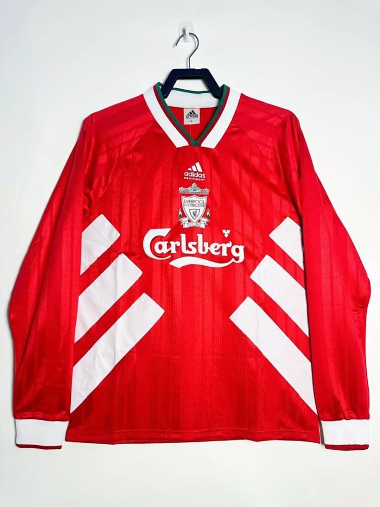 1993/95 season  Liverpool home Long sleeved retro Fan version