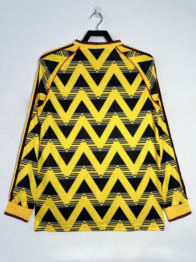 1991/93 season  Arsenal away Long sleeved retro Fan version