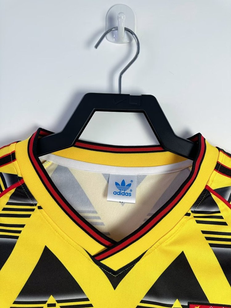 1991/93 season  Arsenal away Long sleeved retro Fan version