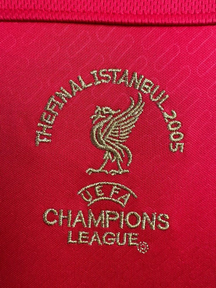 2004/05 season  Liverpool home Long sleeved retro Fan version