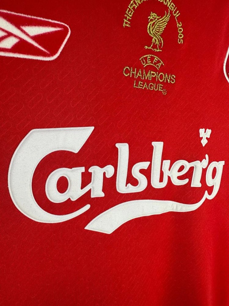 2004/05 season  Liverpool home Long sleeved retro Fan version