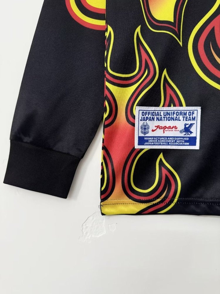 1998 season Japan goalkeeper Long sleeved retro Fan version