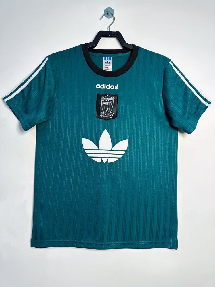 95/96 season Liverpool green Retro