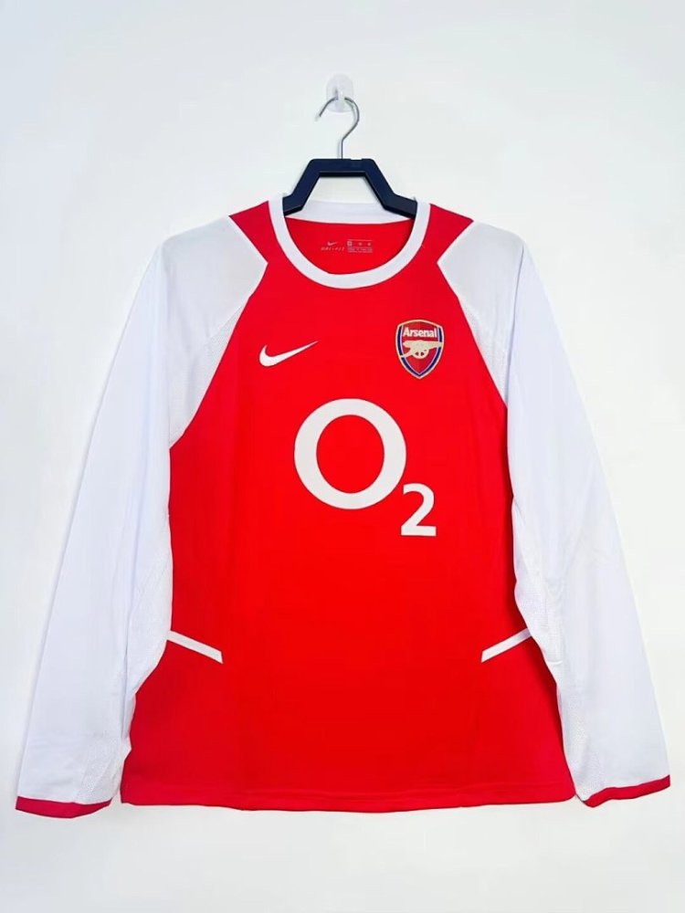 2002/03 season  Arsenal home Long sleeved retro Fan version