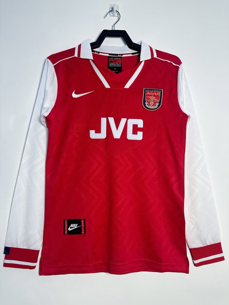 1996/97 season  Arsenal home Long sleeved retro Fan version