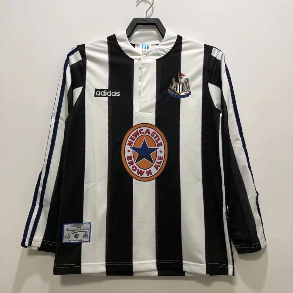 1995/97 season  Newcastle United home Long sleeved retro Fan version