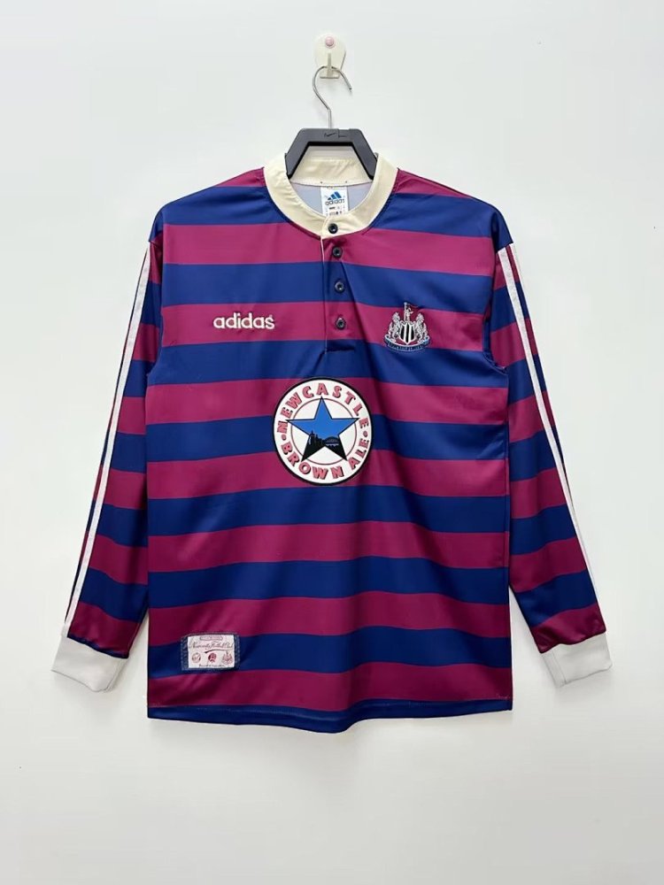 1995/97 season  Newcastle United away Long sleeved retro Fan version