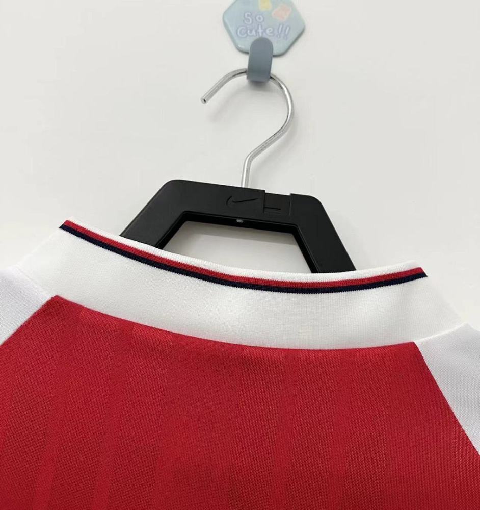1992/94 season  Arsenal home Long sleeved retro Fan version