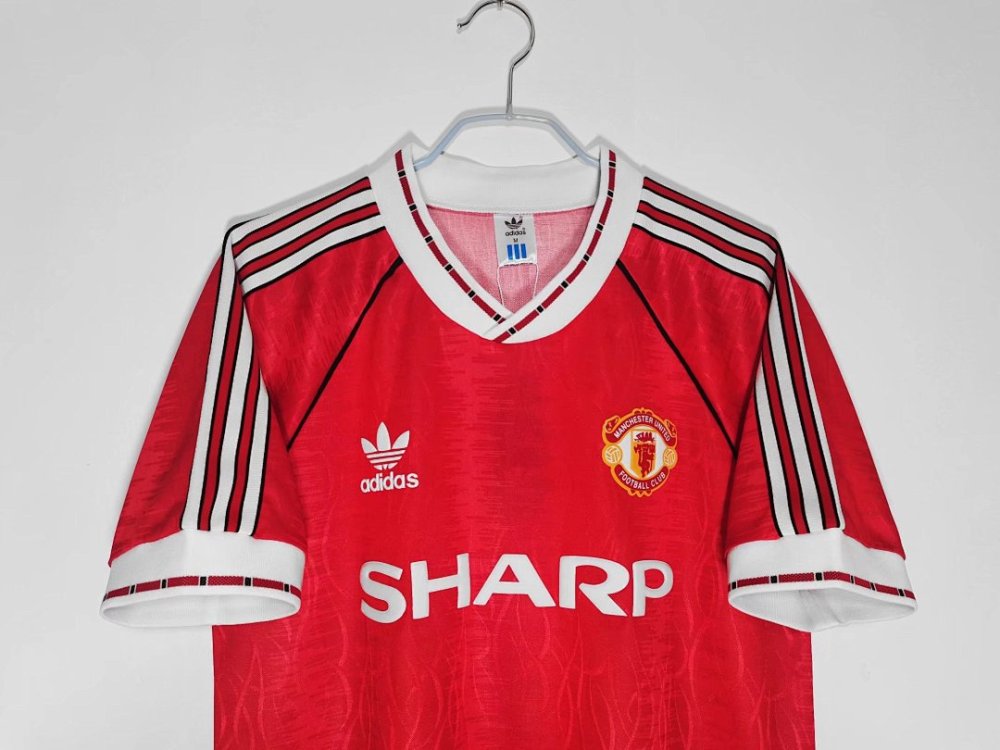 1991/92 season Manchester United home Retro