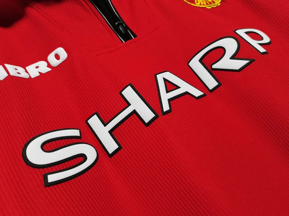 1998/99 season  Manchester United home Long sleeved retro Fan version
