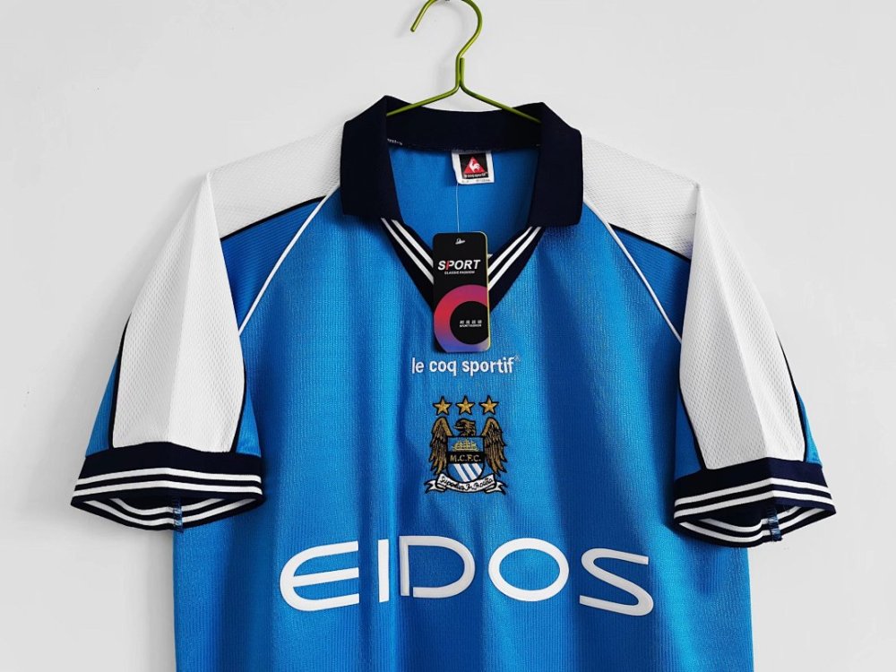 1999/01 season Manchester City home Retro