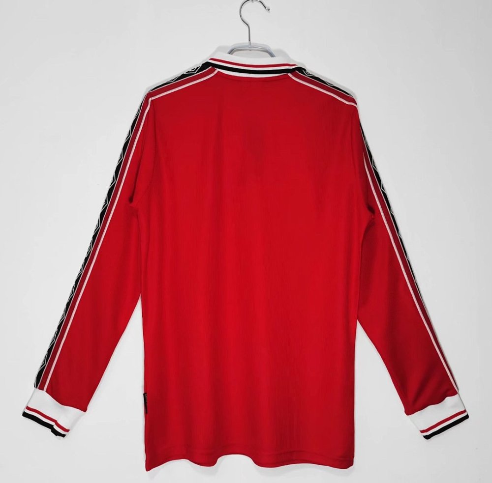 1998/99 season  Manchester United home Long sleeved retro Fan version