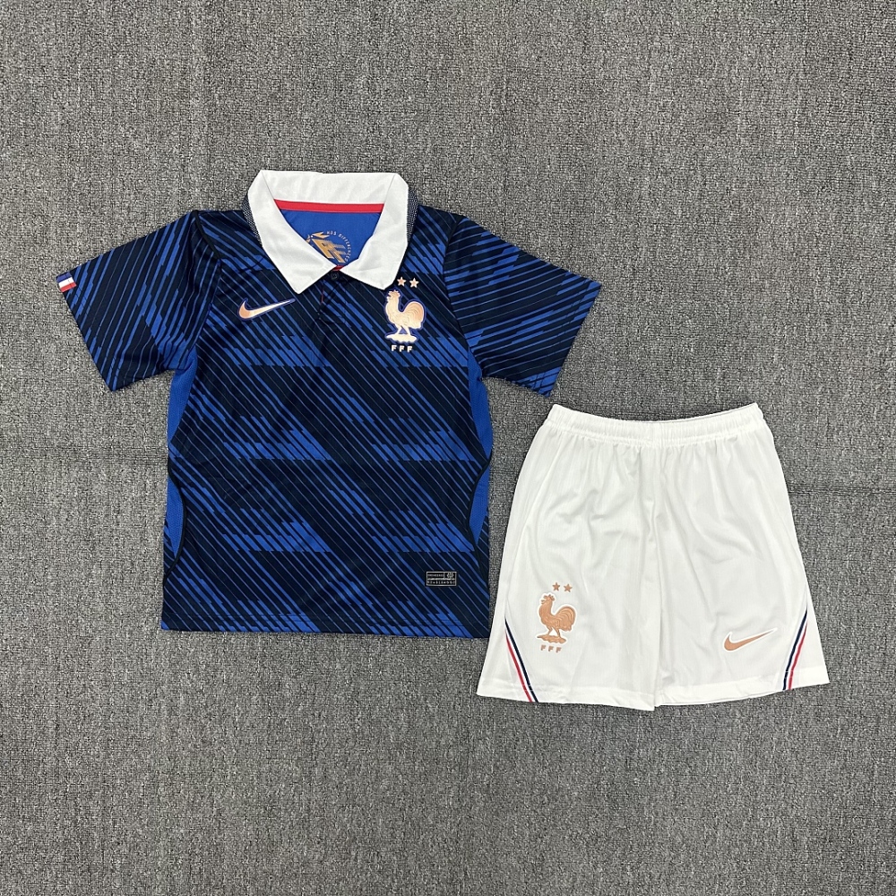 2026 FIFA World Cup France home Kids kit
