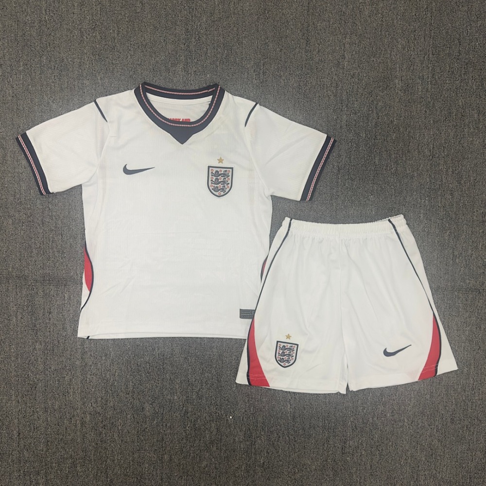 2026 FIFA World Cup England home Kids kit