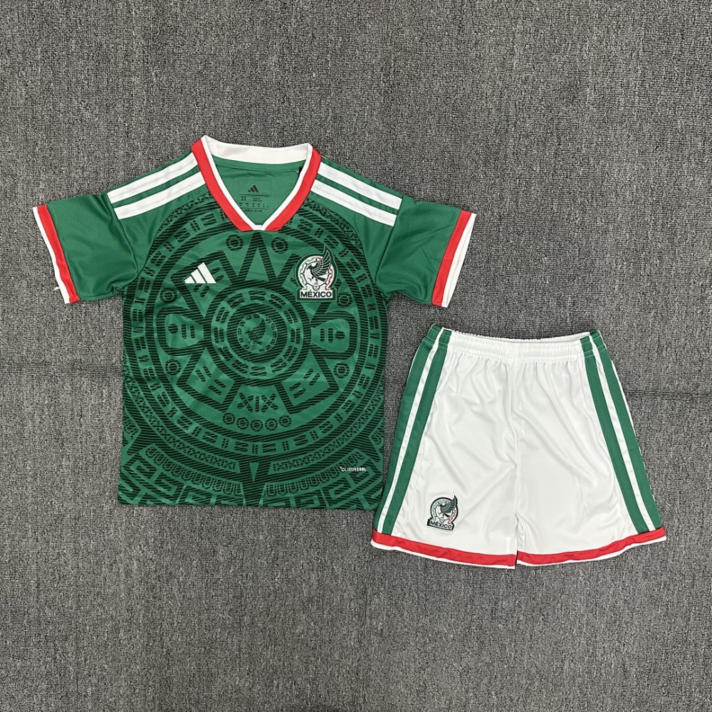 2026 FIFA World Cup Mexico home Kids kit