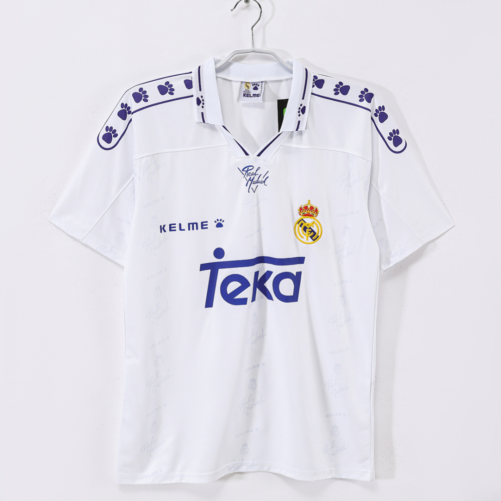 1994/96 season Real Madrid home Retro