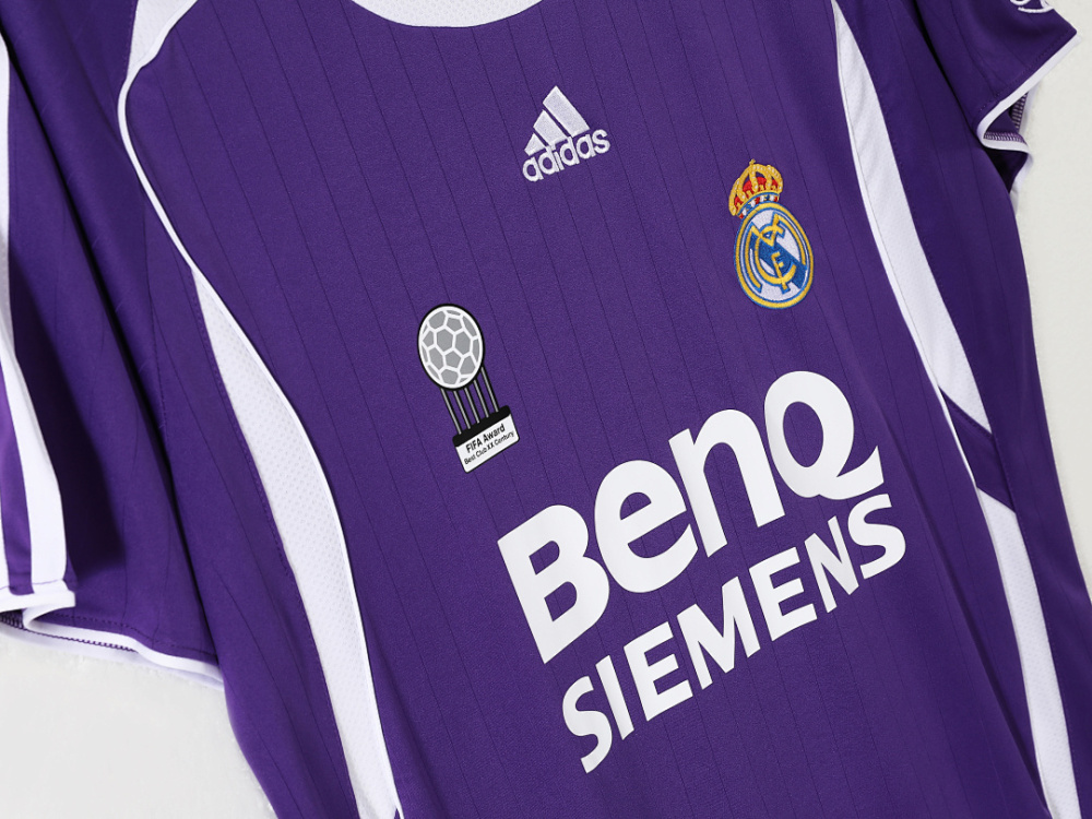 2006/07 season Real Madrid Purple Retro