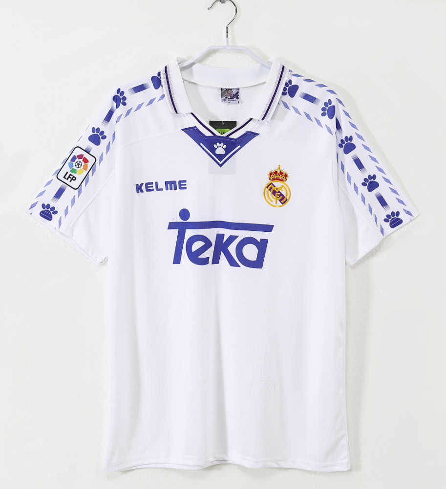 1996/97 season Real Madrid home Retro