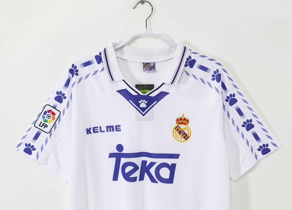 1996/97 season Real Madrid home Retro