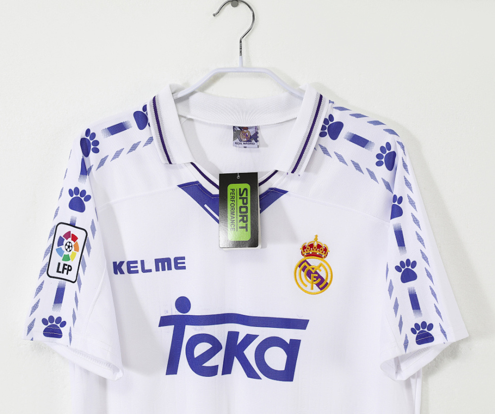 1996/97 season Real Madrid home Retro