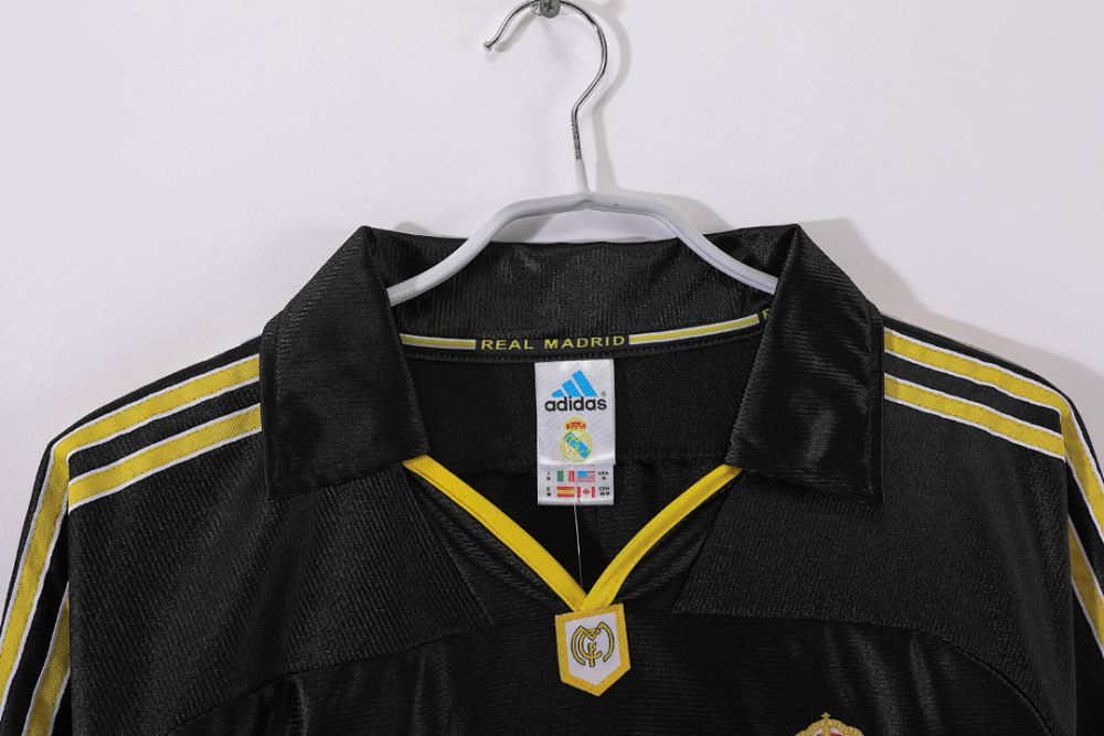 1999/01 season Real Madrid home Long sleeved retro Fan version