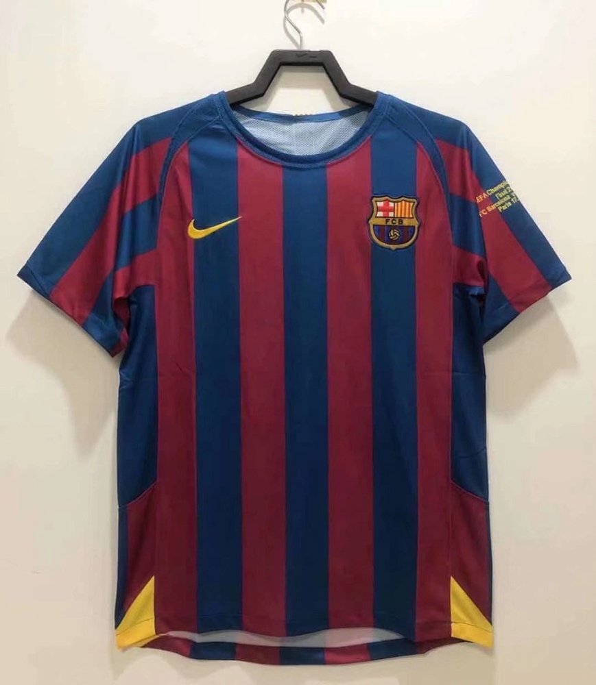 2005/06 season Barcelona UEFA Champions League home Retro