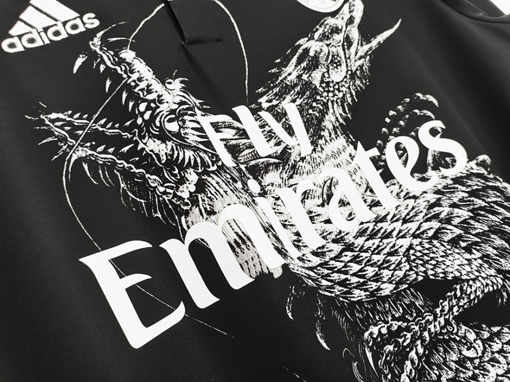 2014/15 season Real Madrid third Long sleeved retro Fan version