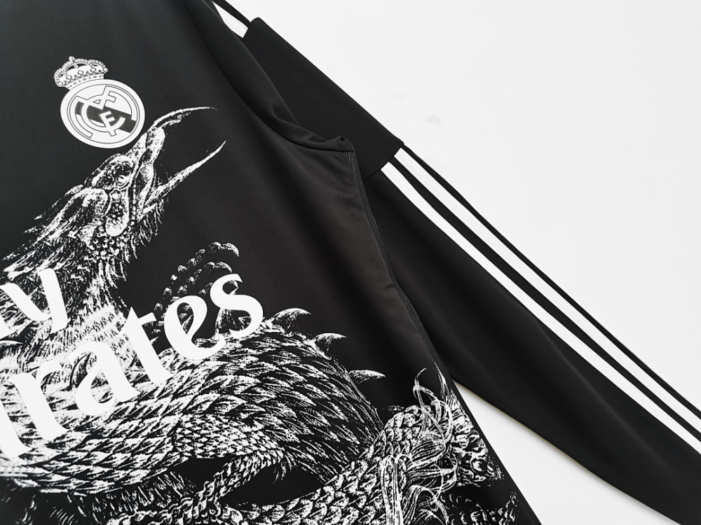 2014/15 season Real Madrid third Long sleeved retro Fan version