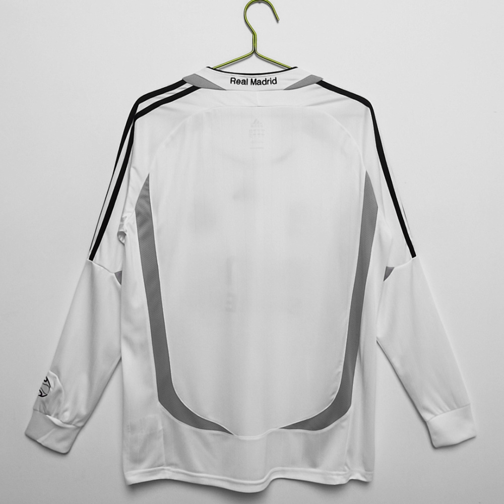 2006/07 season Real Madrid home Long sleeved retro Fan version
