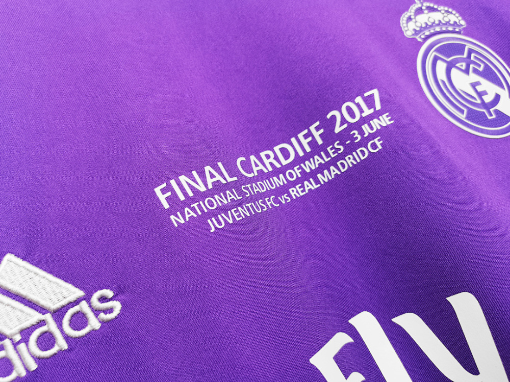2016/17 season Real Madrid away Long sleeved retro Fan version