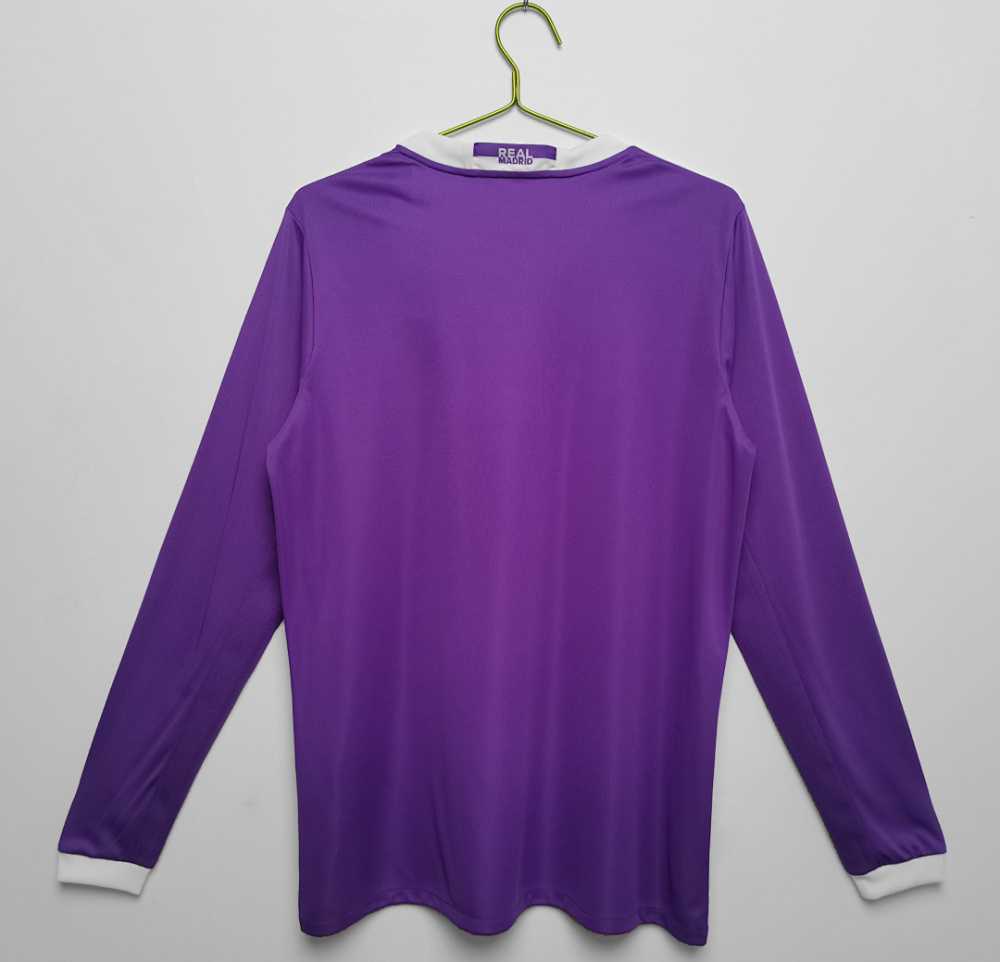 2016/17 season Real Madrid away Long sleeved retro Fan version