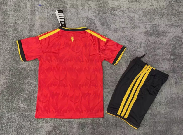 2026 FIFA World Cup Belgium home Kids kit