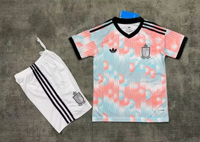 2026 FIFA World Cup Belgium away Kids kit