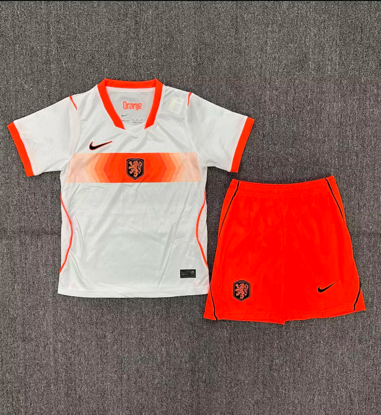2026 FIFA World Cup Netherlands away Kids kit
