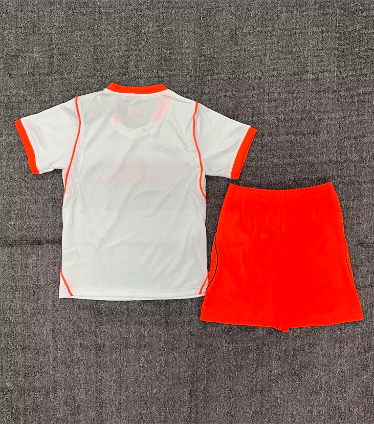 2026 FIFA World Cup Netherlands away Kids kit