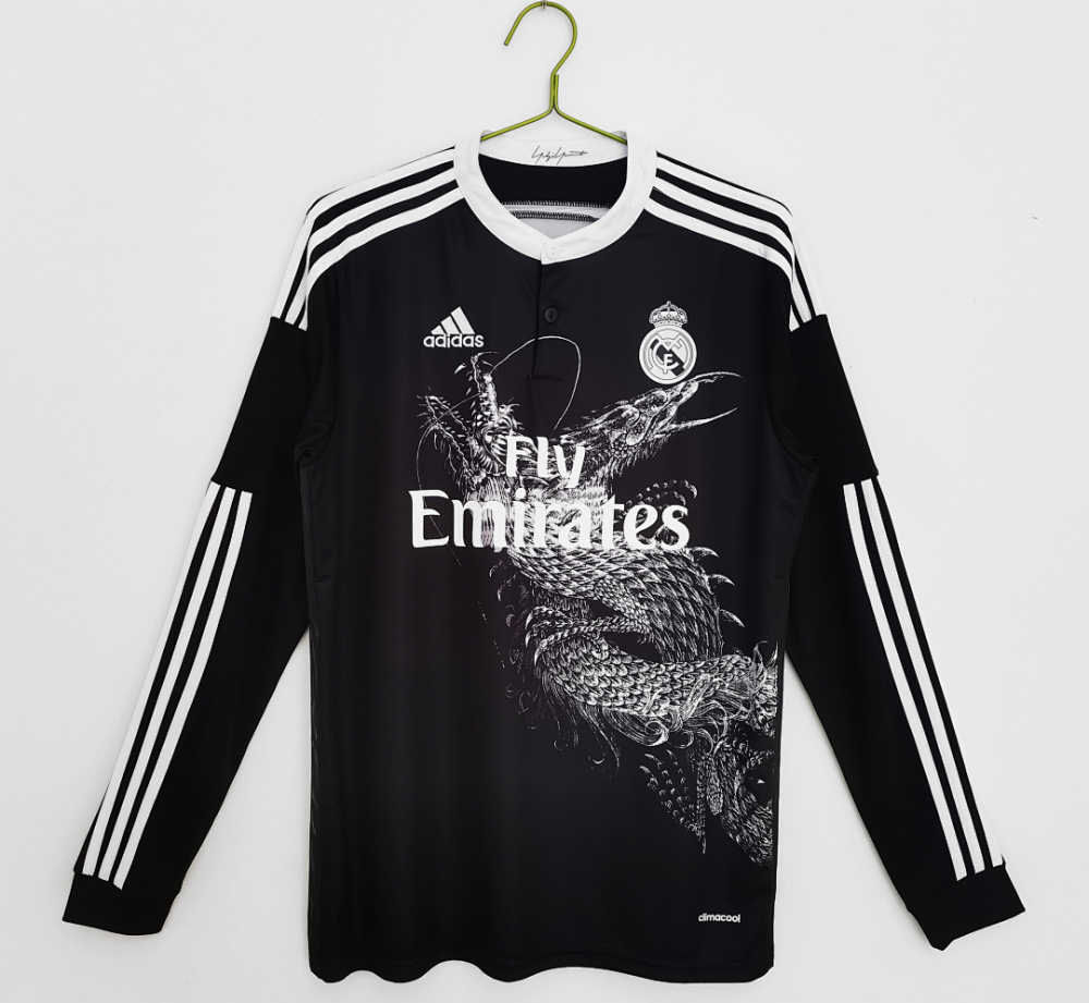 2014/15 season Real Madrid third Long sleeved retro Fan version