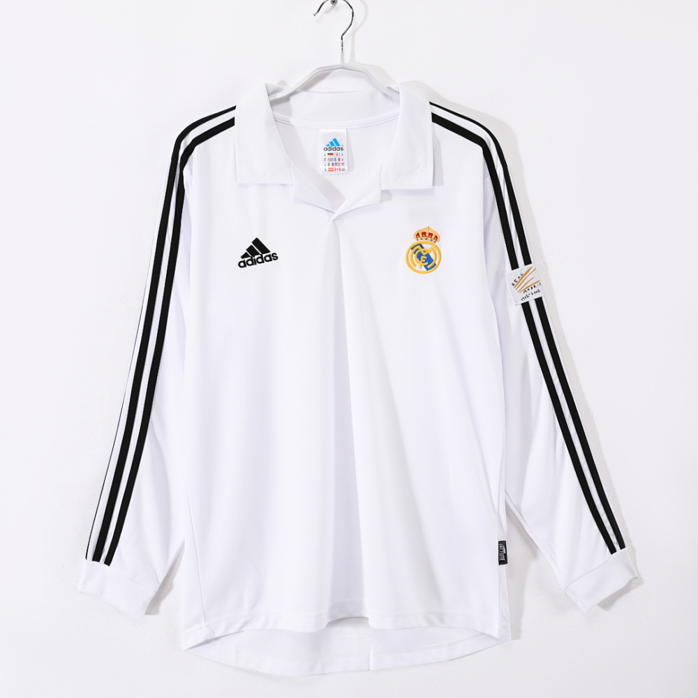2002/03 season Real Madrid home Long sleeved retro Fan version